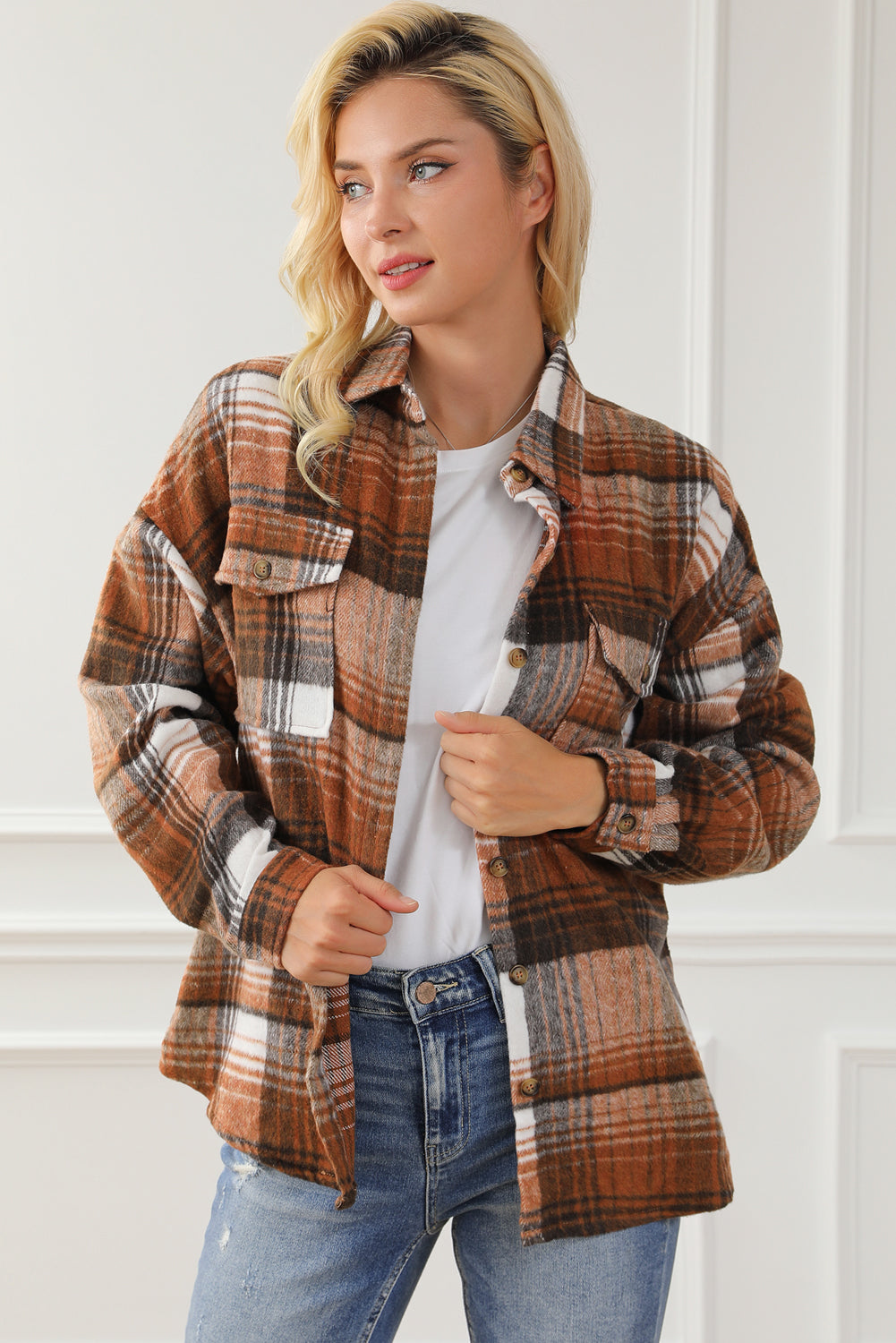 Collared Flannel Shacket