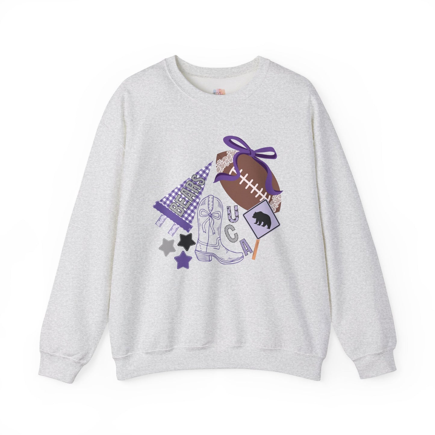 Heavy Blend™ Crewneck Sweatshirt - UCA Themed Design for Game Day