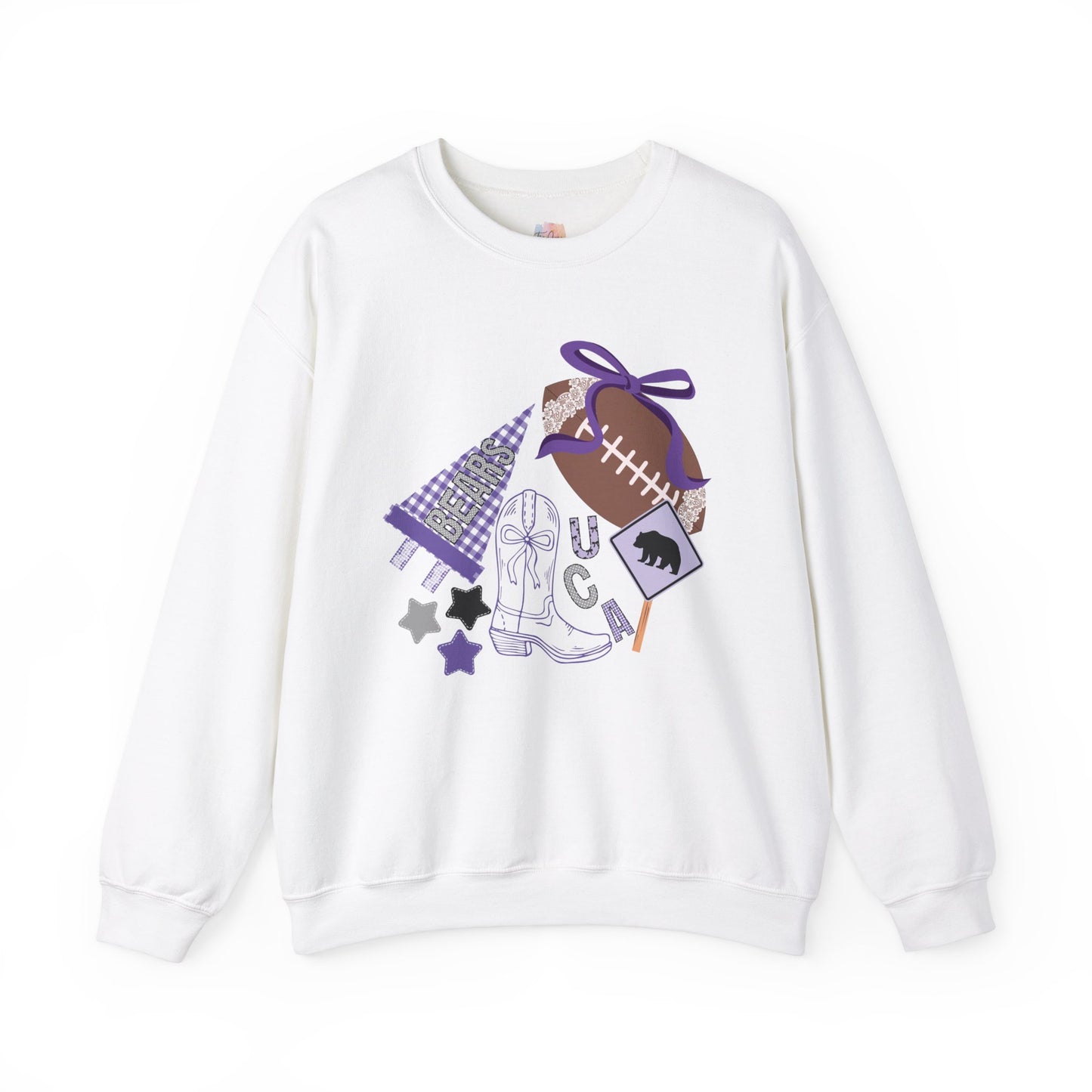 Heavy Blend™ Crewneck Sweatshirt - UCA Themed Design for Game Day