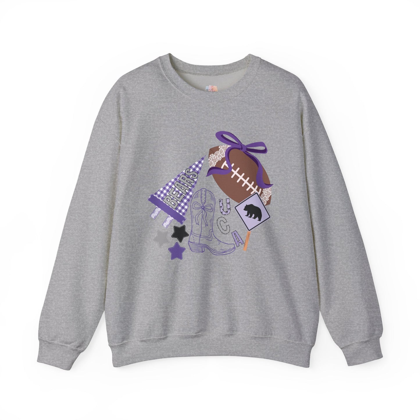 Heavy Blend™ Crewneck Sweatshirt - UCA Themed Design for Game Day