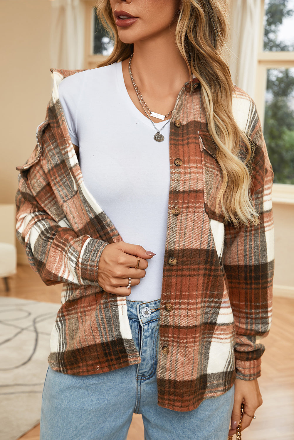 Collared Flannel Shacket