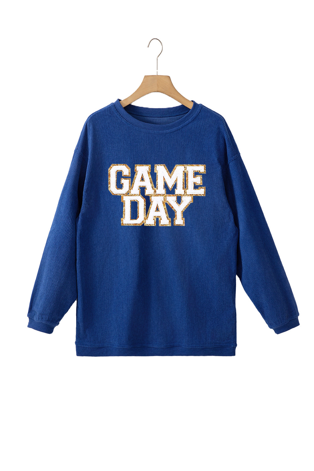 GAME DAY Glitter Detail Sweatshirt