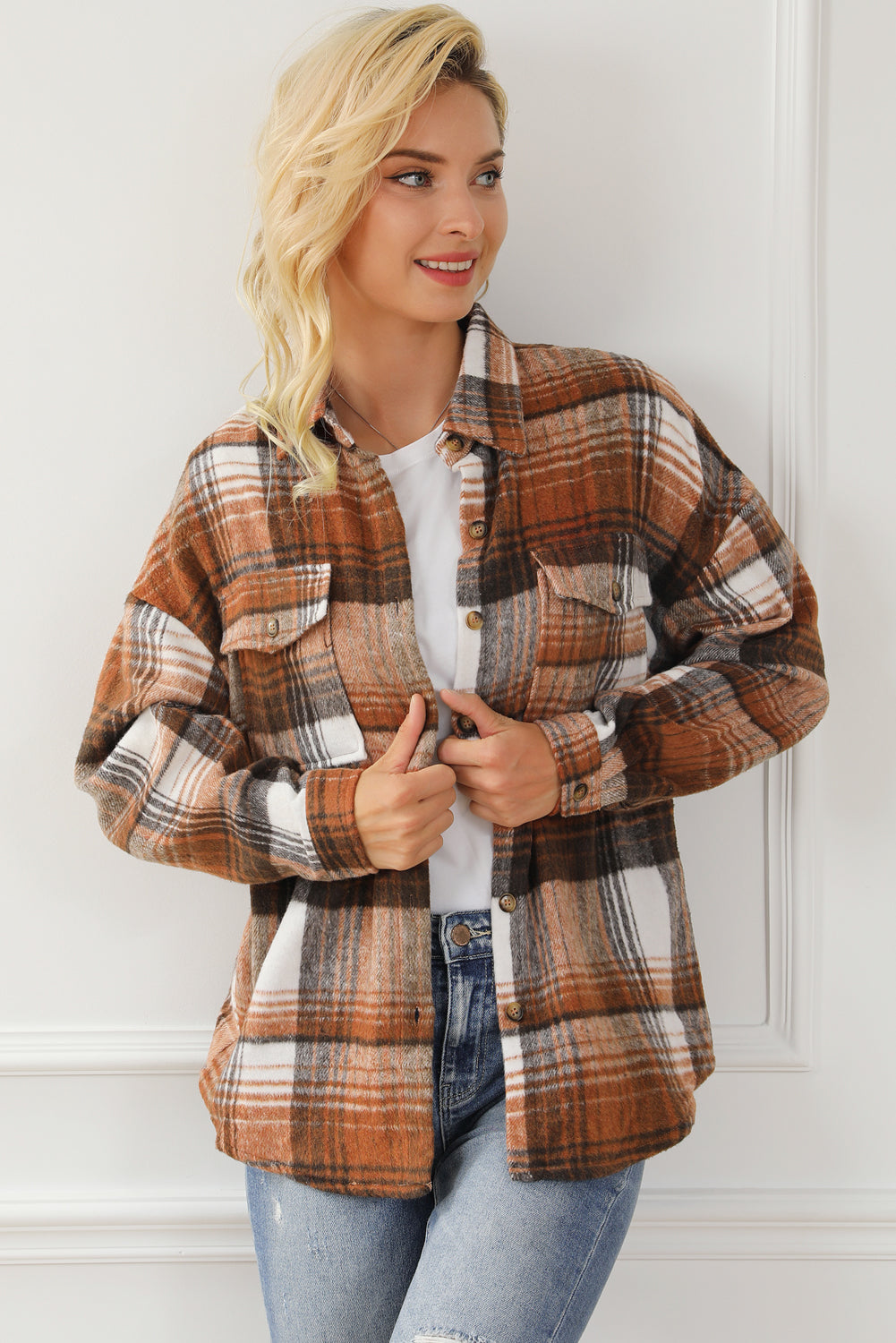 Collared Flannel Shacket