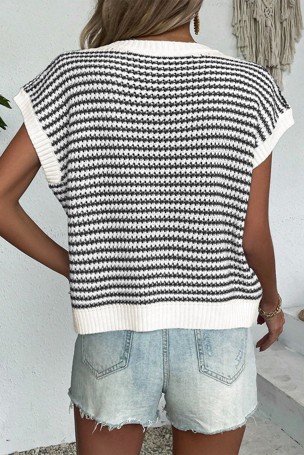 Striped Dolman Top