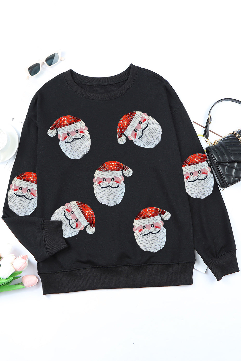 Santa Claus Graphic Christmas Sweatshirt