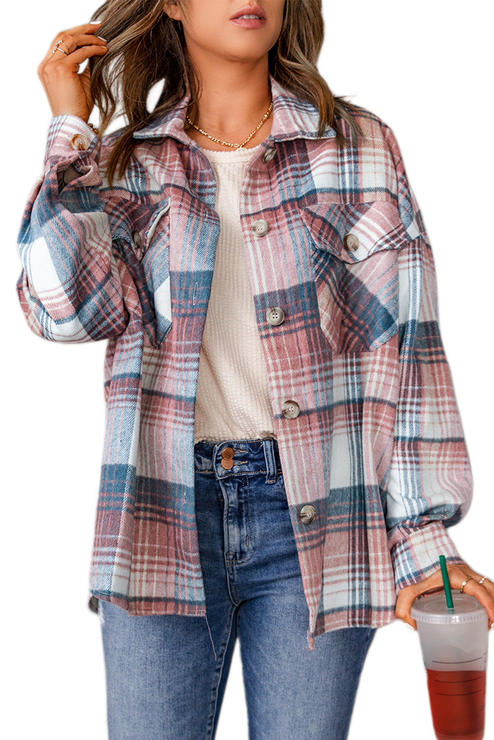 Collared Flannel Shacket