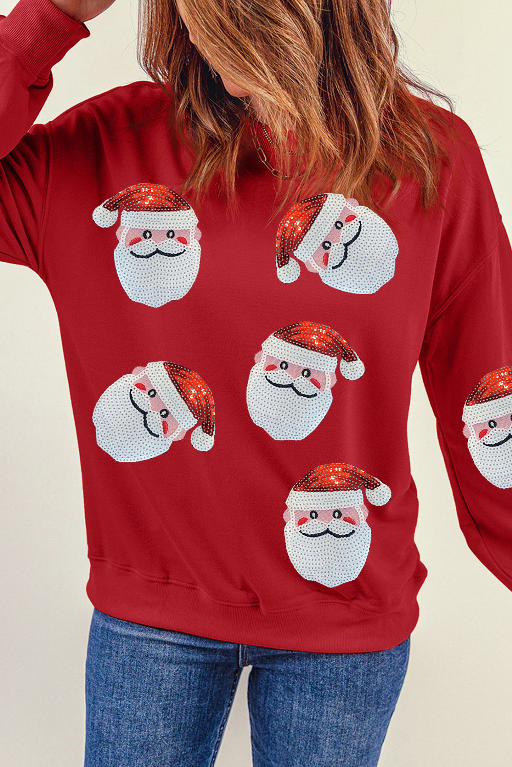 Santa Claus Graphic Christmas Sweatshirt