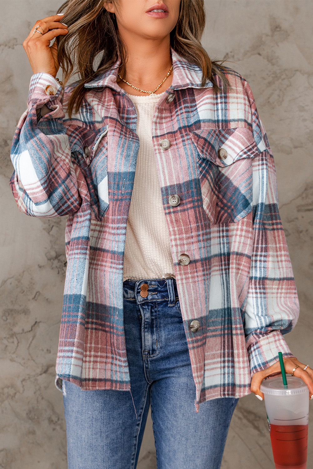 Collared Flannel Shacket