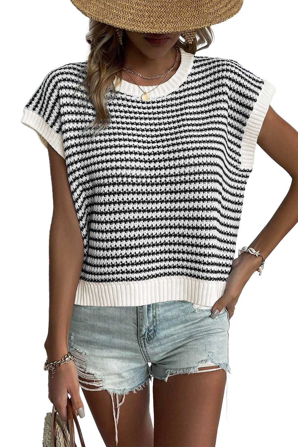 Striped Dolman Top