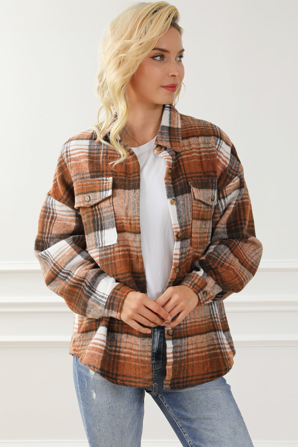 Collared Flannel Shacket