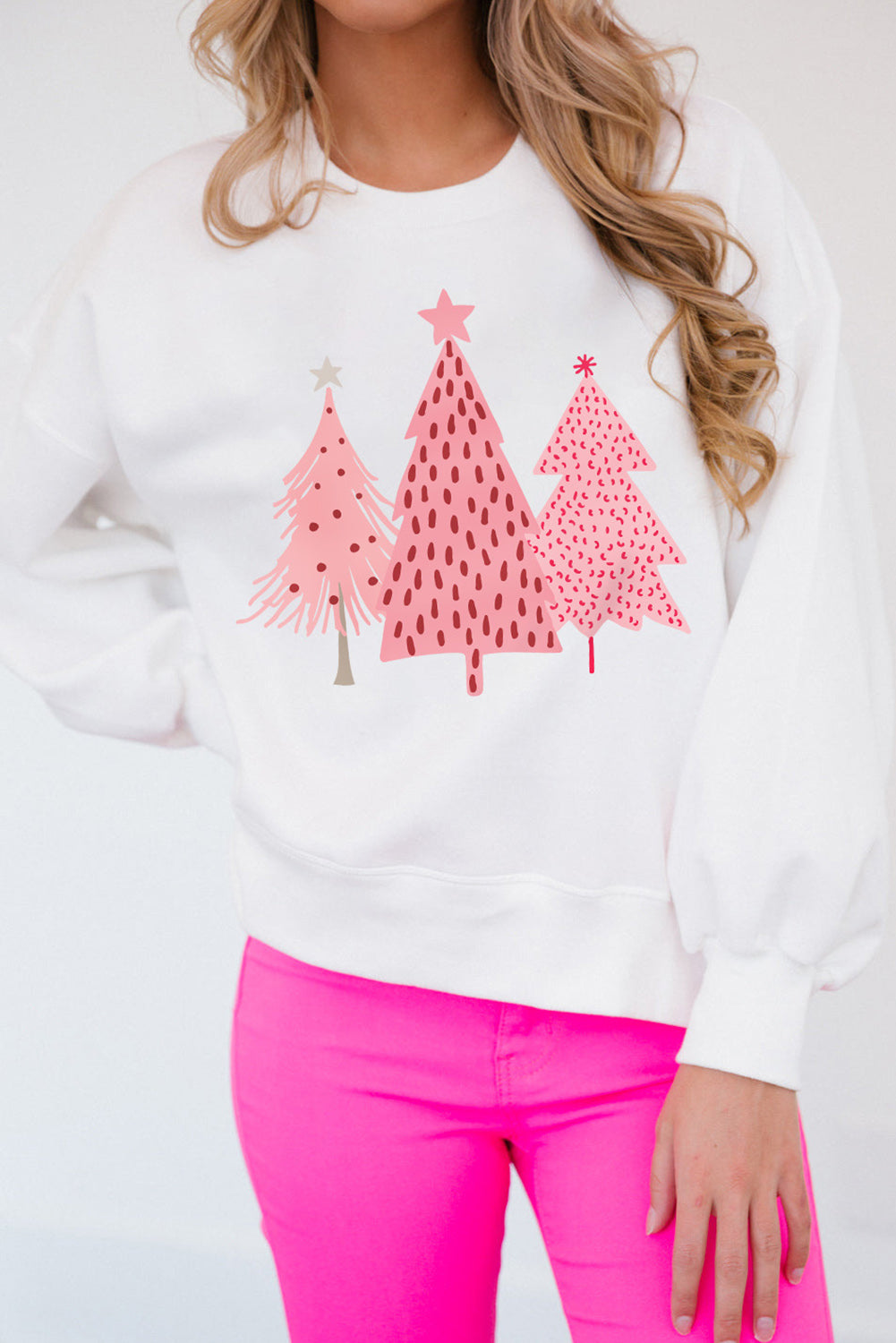 Christmas Tree Graphic Sweatshirt