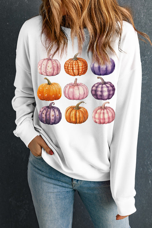 Pumpkin Graphic Sweatshirt