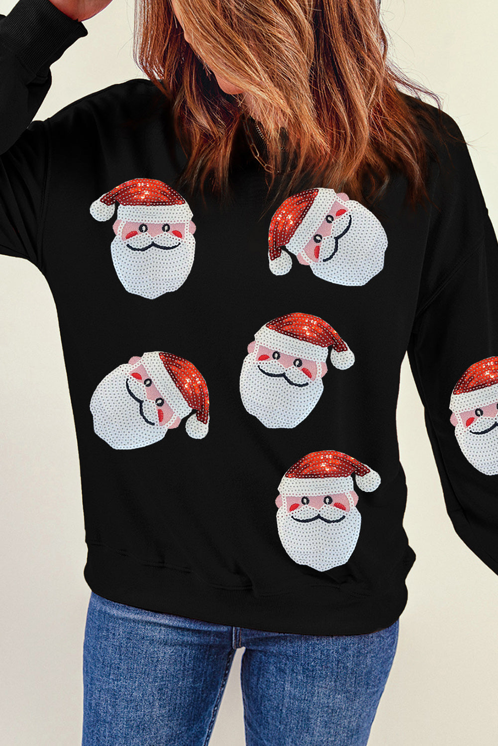 Santa Claus Graphic Christmas Sweatshirt