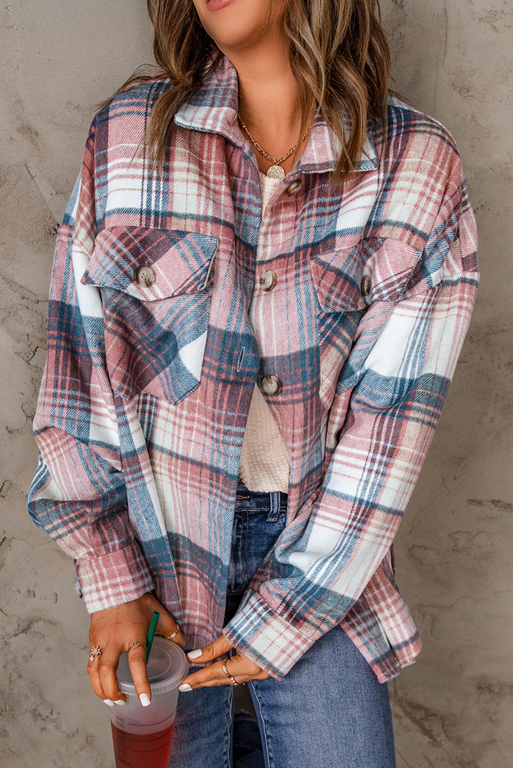 Collared Flannel Shacket