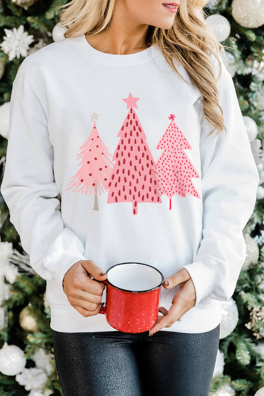 Christmas Tree Graphic Sweatshirt