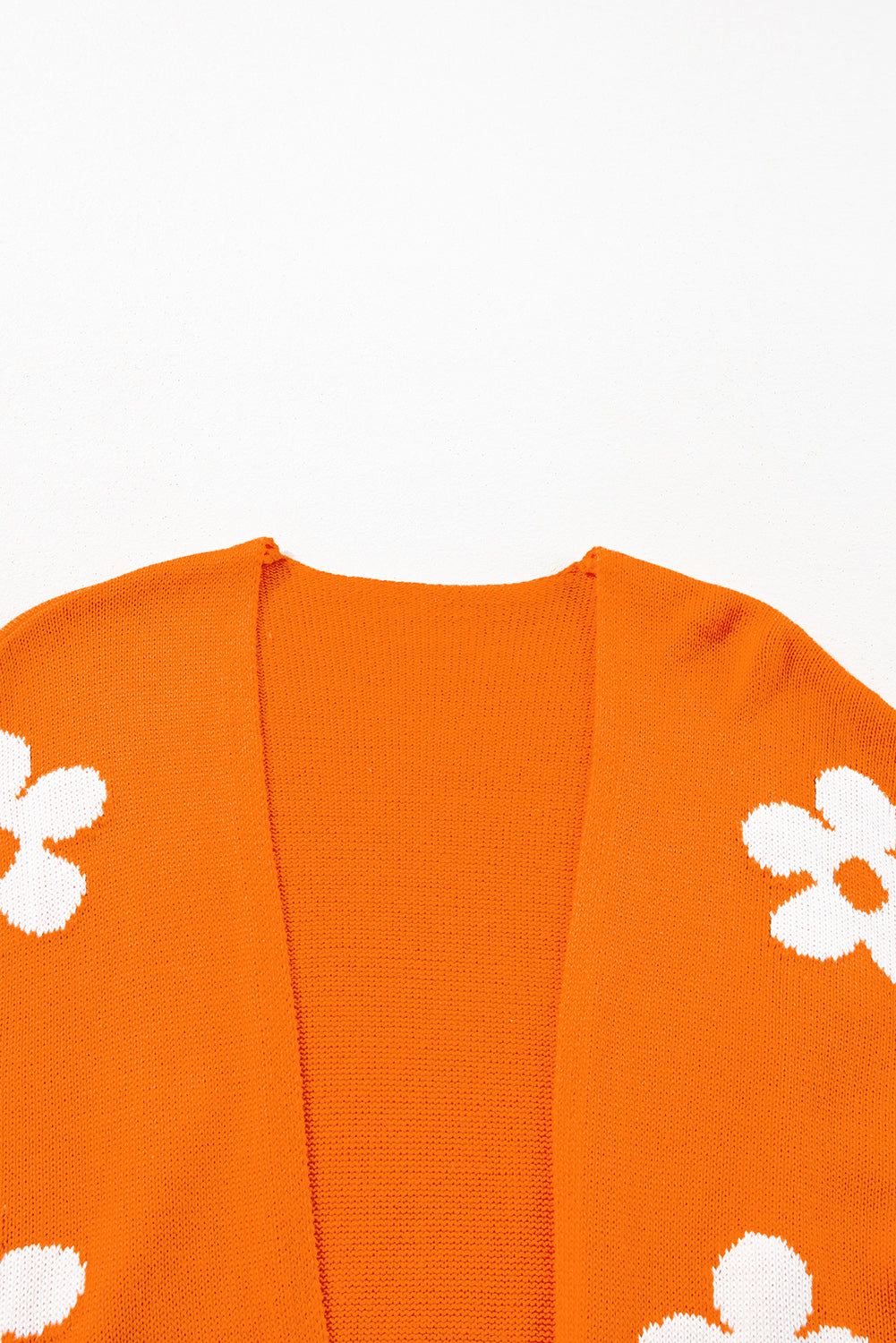 60s Vintage Flower Drop Shoulder Cardigan