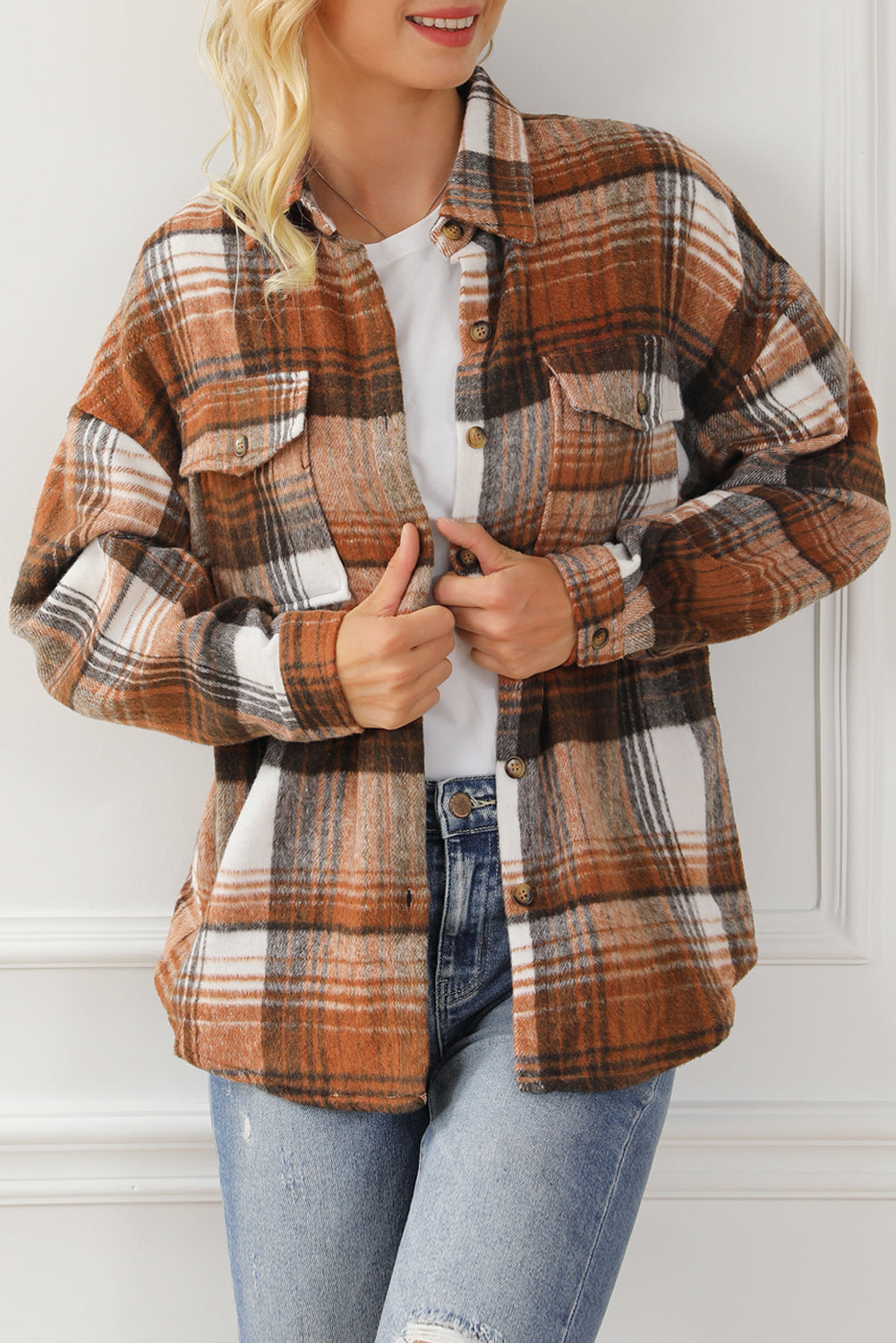 Collared Flannel Shacket