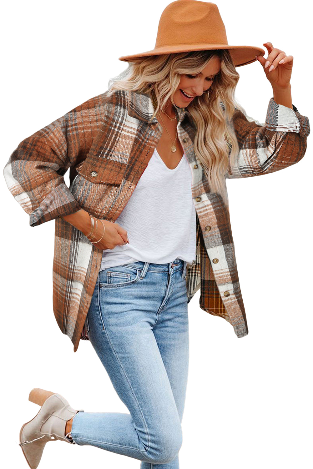 Collared Flannel Shacket