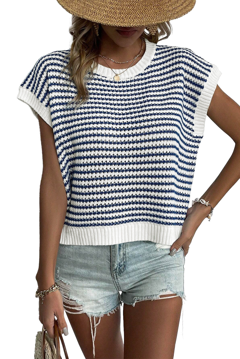 Striped Dolman Top