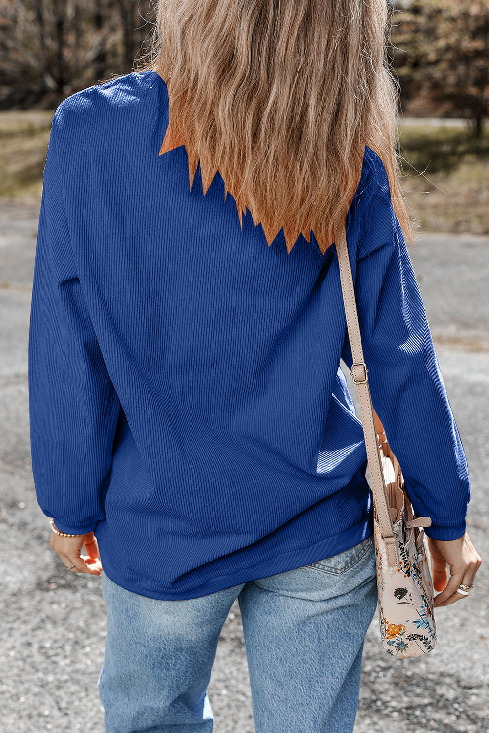 GAME DAY Glitter Detail Sweatshirt