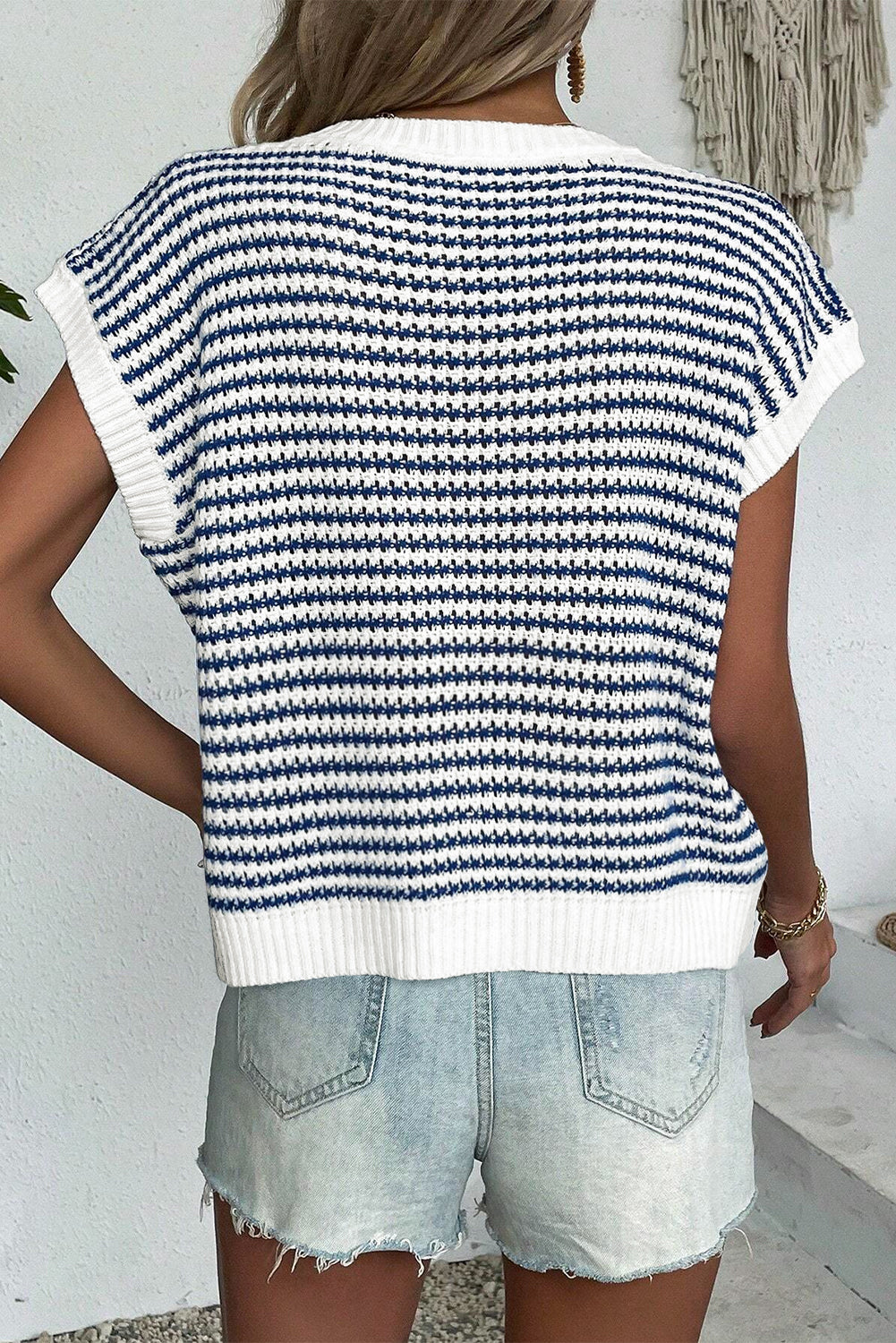 Striped Dolman Top