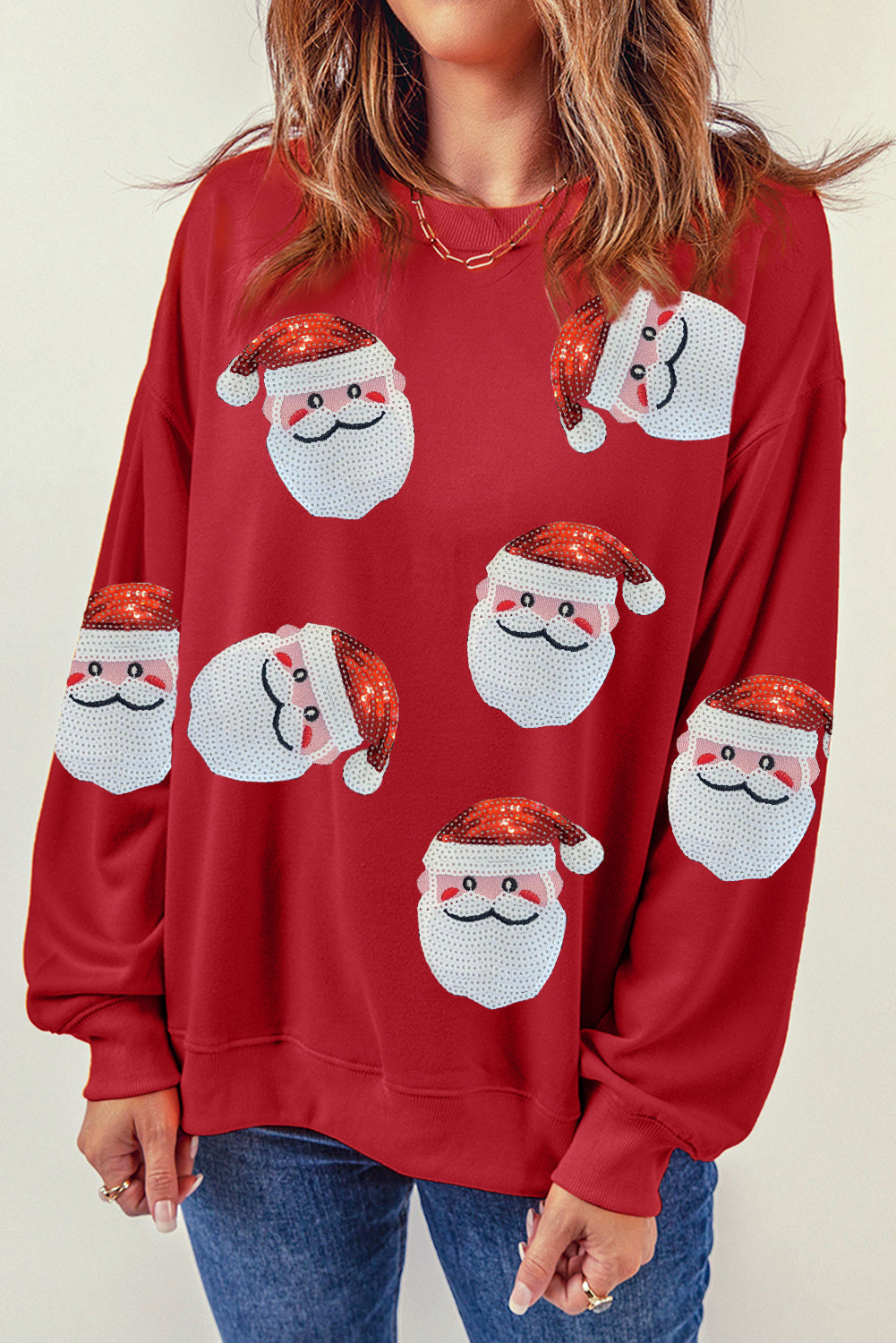 Santa Claus Graphic Christmas Sweatshirt