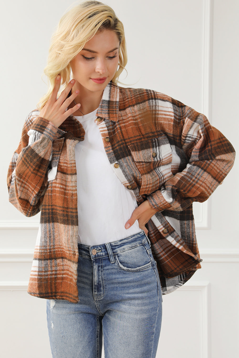 Collared Flannel Shacket